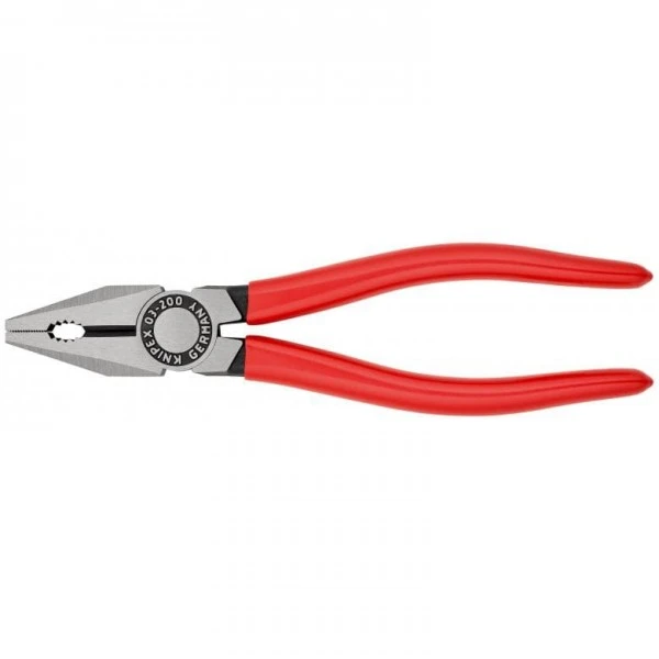Knipex Kombizange Schwarz Atramentiert Mit Kunststoff überzogen 200 Mm, 03 01 200 – Bild 3