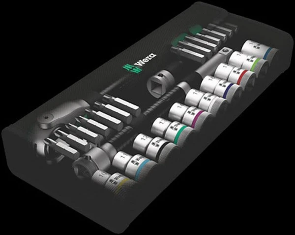 Wera 1/2"-Antrieb, Metrisch 8100 SC 6 Zyklop Speed-Knarrensatz, 05004076001 – Bild 2