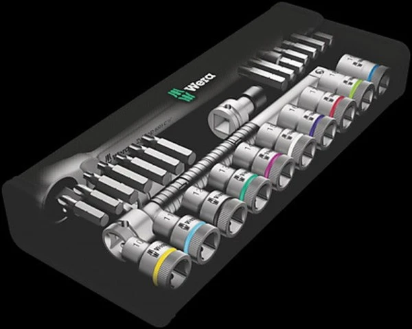 Wera Durchsteckvierkant 1/2"-Antrieb, Metrisch 8100 SC 7, 05004077001 – Bild 2