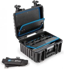 B&W Extrem Robuste Werkzeugkoffer JET3000 Loops Black, 117.16/L