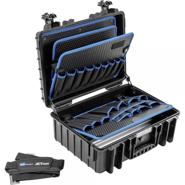 B&W Extrem Robuste Werkzeugkoffer JET5000 Pockets Black, 117.17/P