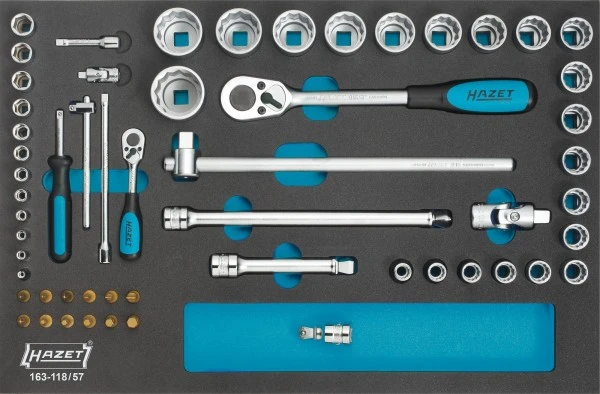 Hazet Steckschlüssel-Satz, 163-118/57