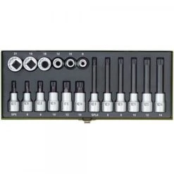 Proxxon Spezial-Steckschlüsselsatz Für Vielzahnschrauben XZN, 18-tlg., 23296