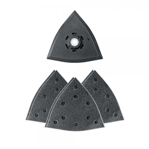 Fein Schleifset, Kantenlänge 130 Mm, Aufnahme SLP, 63806204210