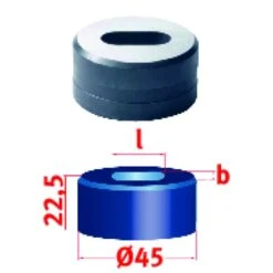 Metallkraft Langlochmatrize Nr.45 14,0 X 21,0 Mm, 3889414,0X21,0