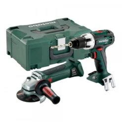 Metabo BS18LT + W18LTX 125 Q Solo Bohrschr.+Winkelschleifer In Metaloc, 691085000