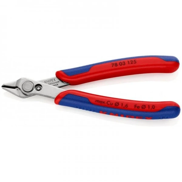 Knipex Electronic Super Knips® Mit Mehrkomponenten-Hüllen 125 Mm, 78 03 125 – Bild 2