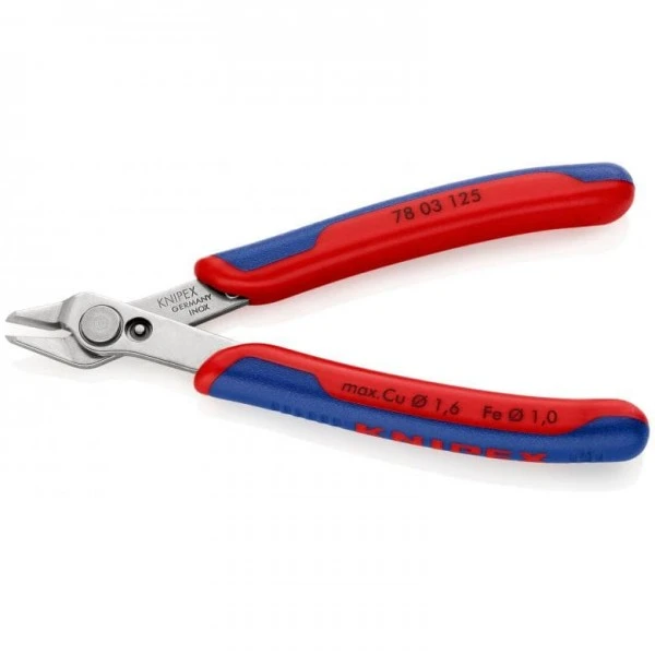 Knipex Electronic Super Knips® Mit Mehrkomponenten-Hüllen 125 Mm, 78 03 125 – Bild 3