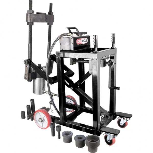 KS Tools Achsschenkelbolzen-Presse, 75t, Mit Hülsen-Satz, 29-tlg., 460.3620