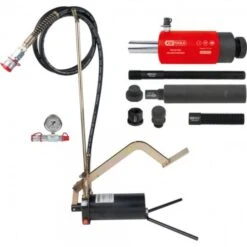 KS Tools Hydraulik-Einheit 22t, Mit Hydraulik-Pumpe Und Manometer, 15-tlg., 440.0580