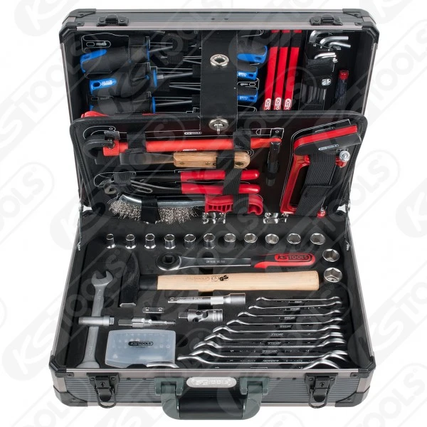 Ks Tools KS-Tools 1/4" + 1/2" Sanitär-Werkzeugkoffer, 95-tlg., 911.0695 – Bild 2