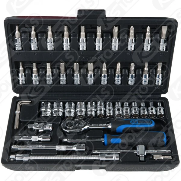Ks Tools KS-Tools 1/4" CHROME+ Steckschlüssel-Satz,48-tlg., 918.0648
