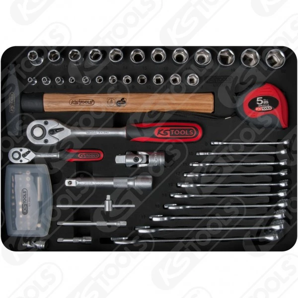 Ks Tools KS-Tools 1/4" + 1/2 Elektriker-Werkzeugkoffer, 128-tlg., 911.0628 – Bild 8