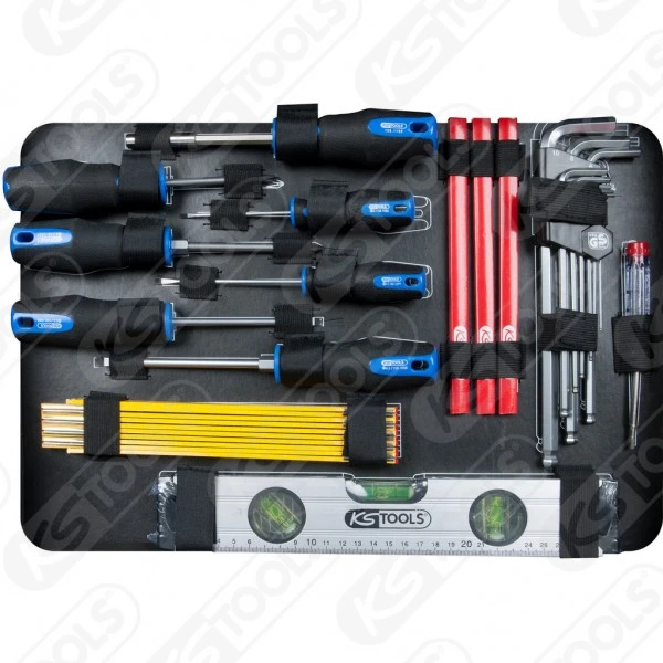 Ks Tools KS-Tools 1/4" + 1/2" Sanitär-Werkzeugkoffer, 95-tlg., 911.0695 – Bild 5