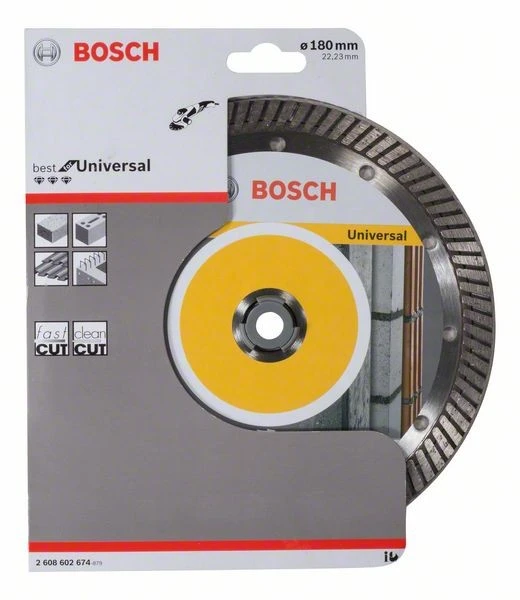 Bosch Diamanttrennscheibe Best For Turbo, 180 X 22,23 X 2,5 X 12 Mm 2608602674 – Bild 2