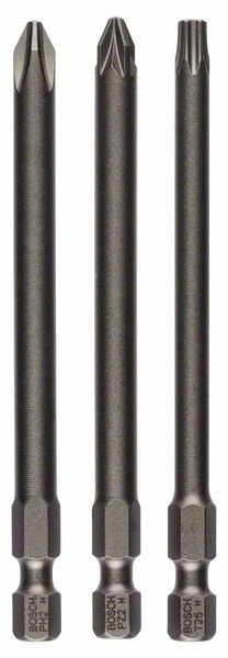 Bosch Schrauberbit-Set Extra-Hart, 3-teilig, PH2, PZ2, T25, 89 Mm 2607001767