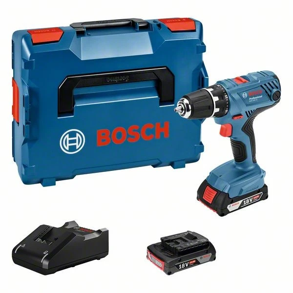 Bosch Akku-Bohrschrauber GSR 18V-21, 2 X 2.0 Ah Li-Ion Akku, L-BOXX 06019H1008