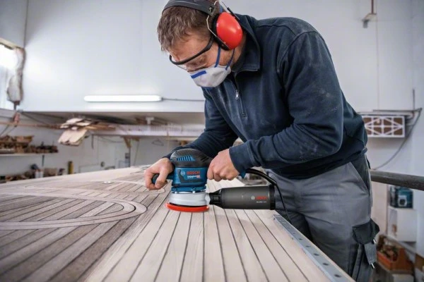 Bosch Exzenterschleifer GEX 40-150 Mit 1 X Mehrlochschleifblatt C470 060137B202 – Bild 13